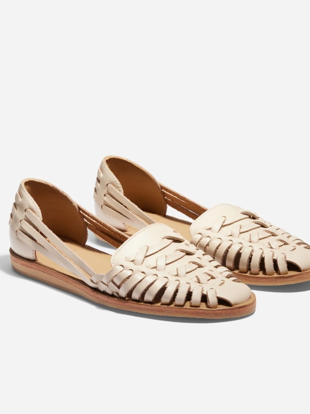Nisolo Huarache Sandal in bone - size 9 - NEW 🌟